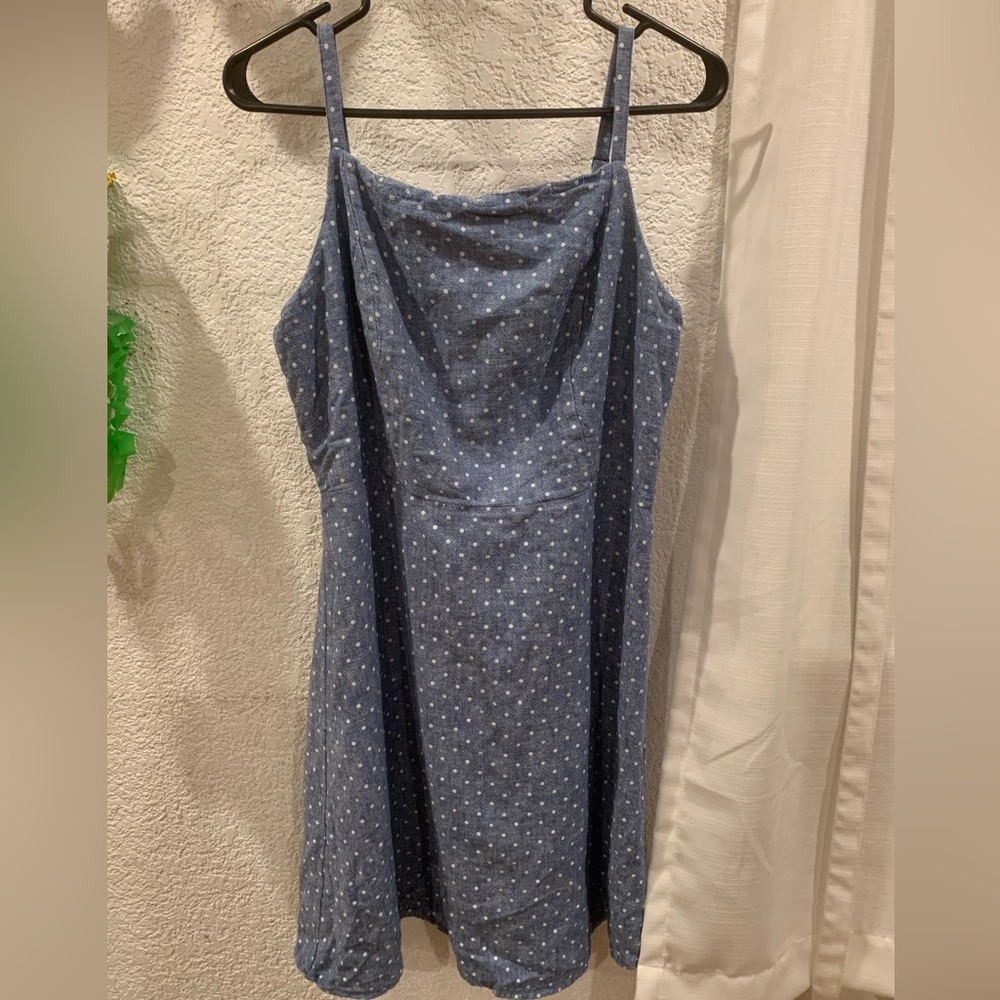 Blue Polka Dot Dress